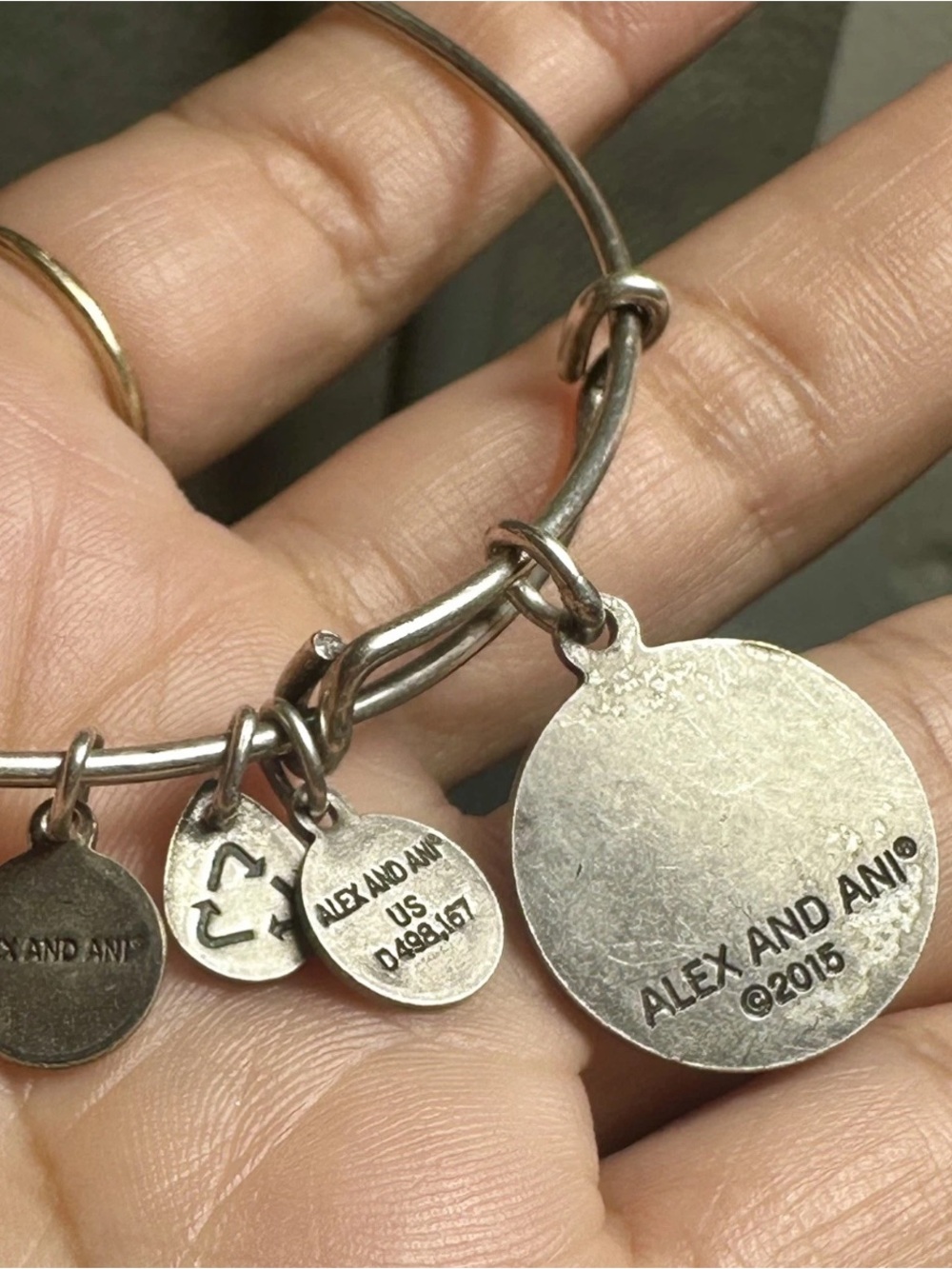 ALEX AND ANI Because I Love You + Energy Silver Tone Bracelet Adjustable
Bangle - Picture 7 of 7